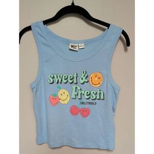 Smileyworld Sweet & Fresh Light Blue Tank Top